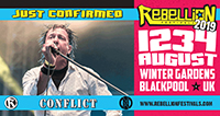 Conflict - Rebellion Festival, Blackpool 4.8.19